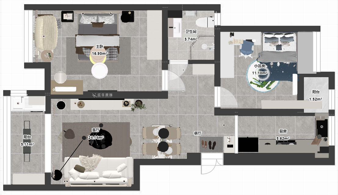 賈庭|萬達(dá)紫金明珠20-3-606-86㎡-現(xiàn)代風(fēng)格|2室2廳1廚1衛(wèi)|老房裝修|定制家|全包11