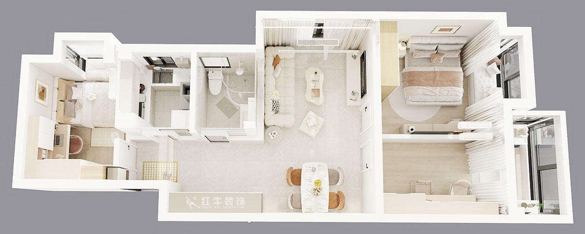 顧娟|觀泓雅苑b3-801-85㎡-現(xiàn)代簡(jiǎn)約風(fēng)格|3室2廳1衛(wèi)|舊房裝修|定制家|全包12