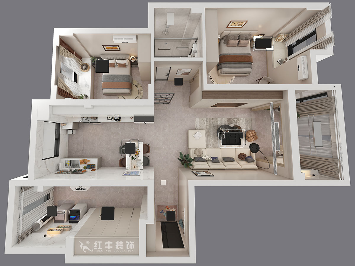 孟憲濤|碧桂園鳳凰城翰林灣9-304-120㎡-現(xiàn)代簡(jiǎn)約風(fēng)格|3室2廳1衛(wèi)|新房裝修|定制家|全包16