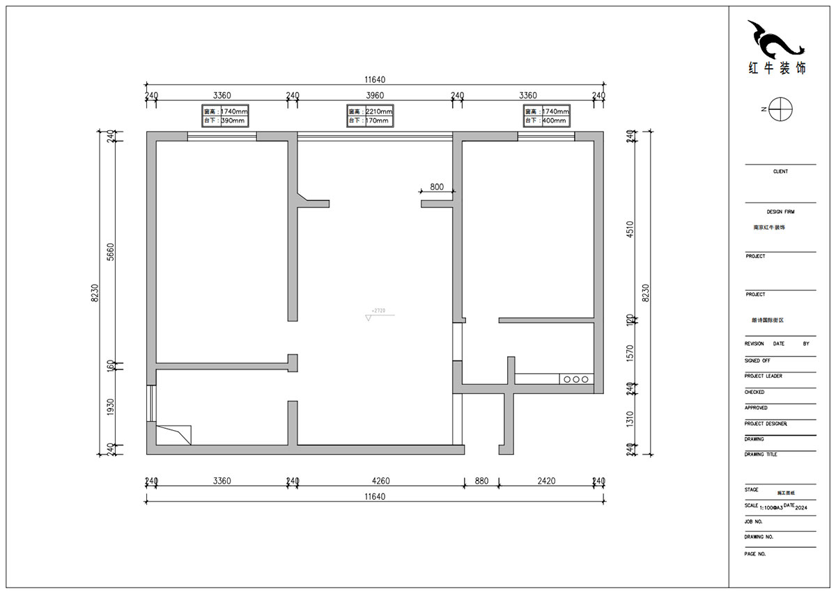 朱明琪|朗詩國際街區(qū)中園6-1-602-100㎡-現(xiàn)代原木風(fēng)格|2室1廳1衛(wèi)|老房裝修|定制家|全包11萬|00_01原始結(jié)構(gòu)圖