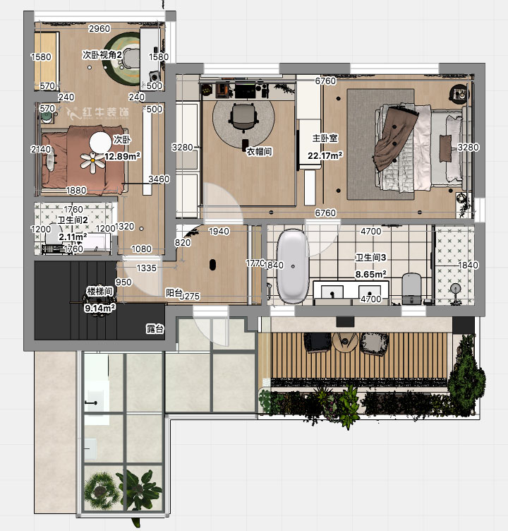 郭志成|五礦瀾悅方山10-504-138㎡-現(xiàn)代風(fēng)格|復(fù)式|3室2廳1廚3衛(wèi)|老房裝修|定制家|全包21