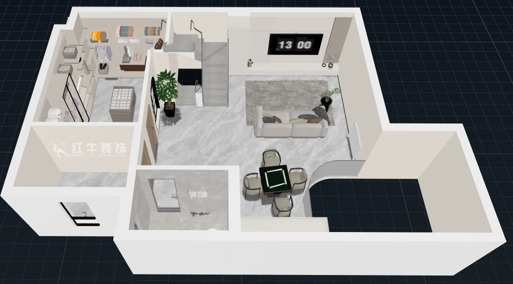 郭志成|銀城藍溪郡19-102-300㎡-現(xiàn)代簡約風(fēng)格|聯(lián)排別墅|5室2廳1廚4衛(wèi)|毛坯裝修|定制家|全包31