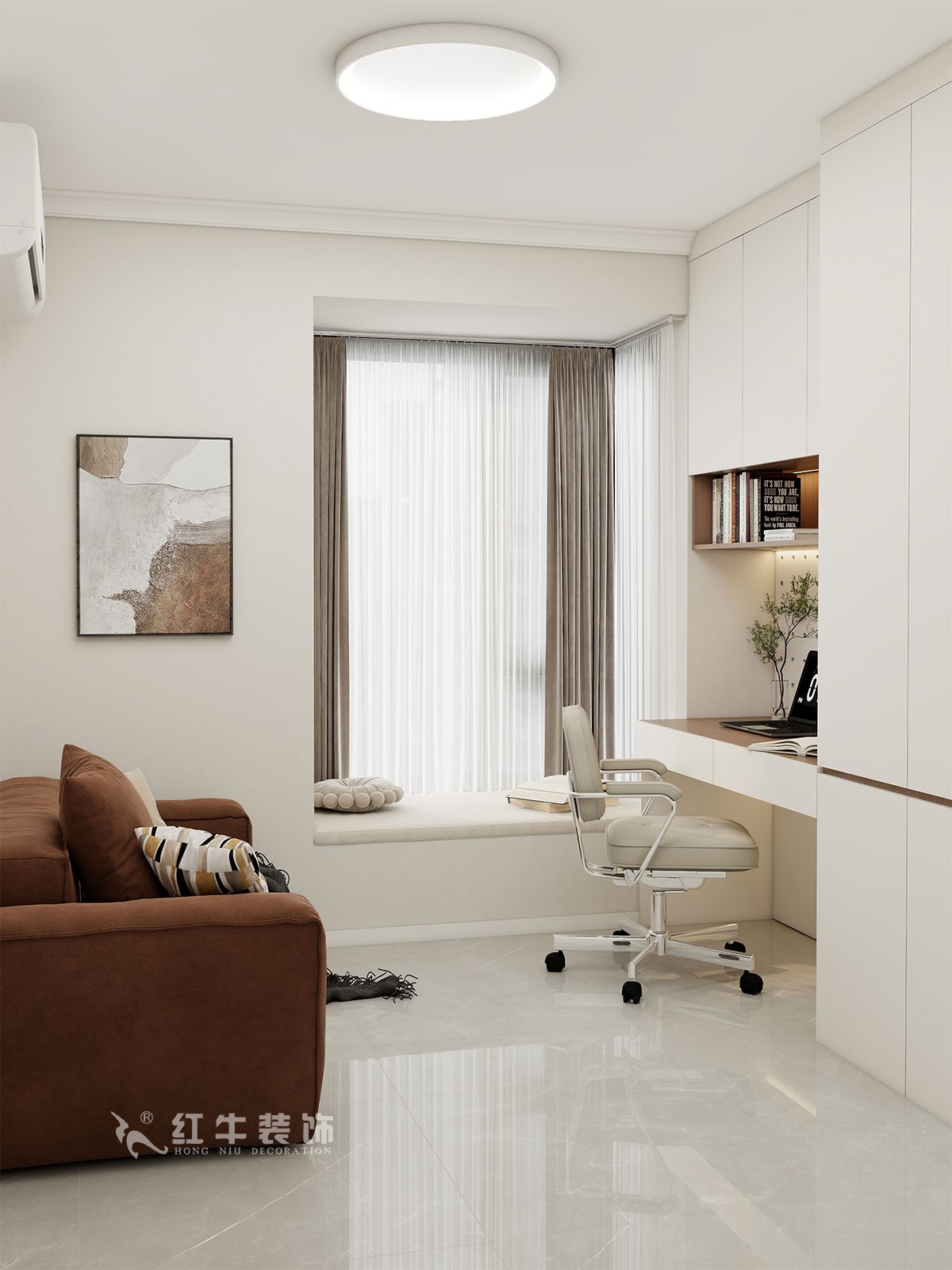 南京115㎡現(xiàn)代簡約風裝修，每一處都將“實用”和“顏值”完美兼容！